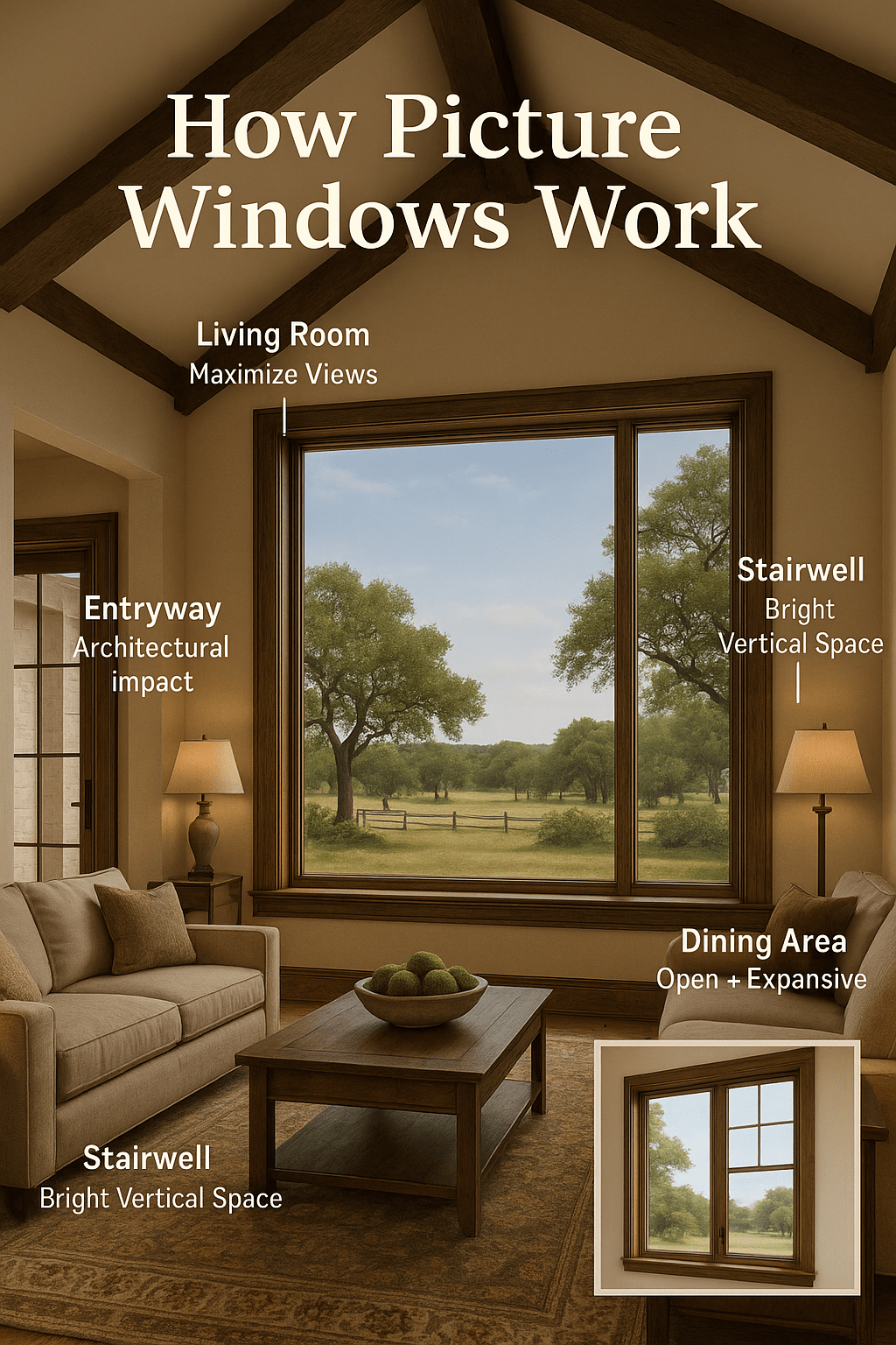 How a fixed picture window is built and installed