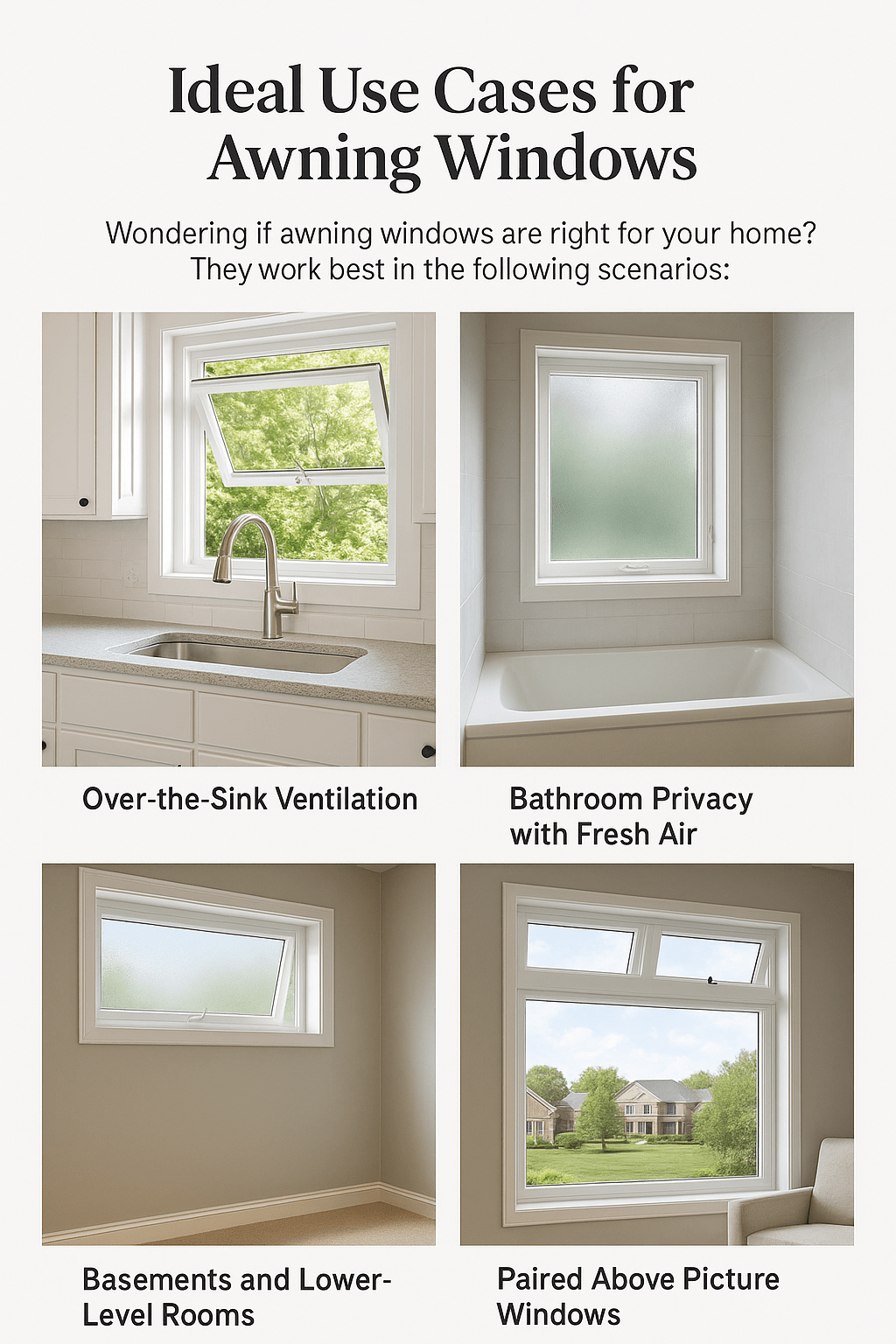 Ideal Use Cases for Awning Windows