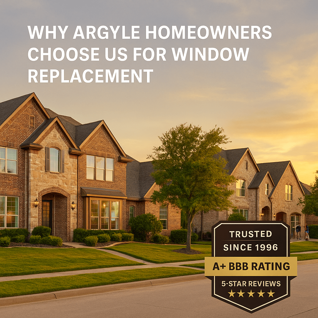 Residential Window Replacement Argyle TX 1