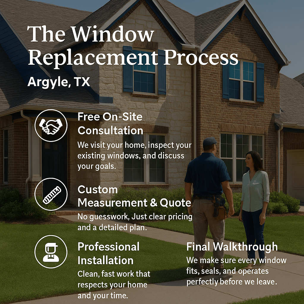 Window Replacement Process in Argyle TX