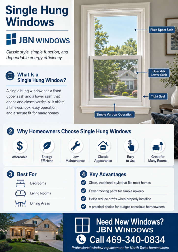 single hung windows