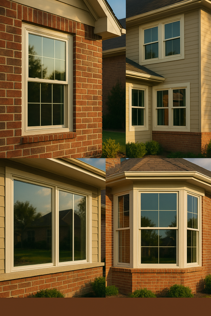 Popular Vinyl Window Styles Installed in Denton