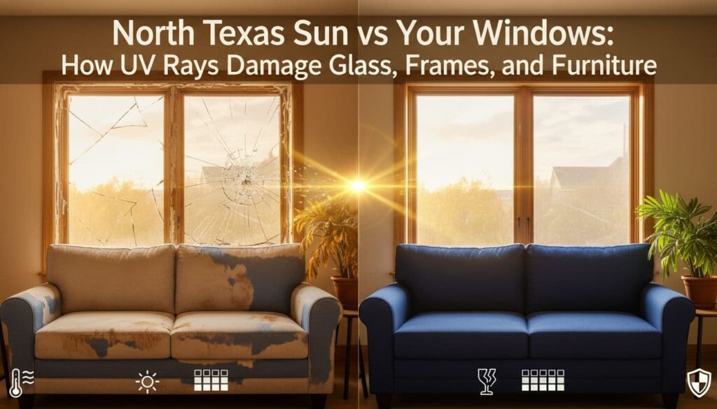 Stop UV Window Damage In North Texas 1 UV Window Damage