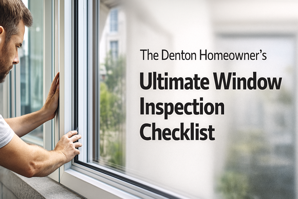 Window Inspection Denton Checklist 41 Window Inspection Denton