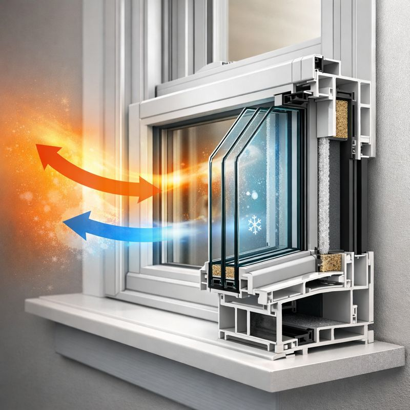 Energy efficient Double Hung Windows with insulated glass performance