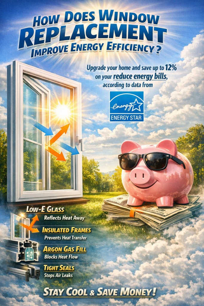 How Does Window Replacement Improve Energy Efficiency