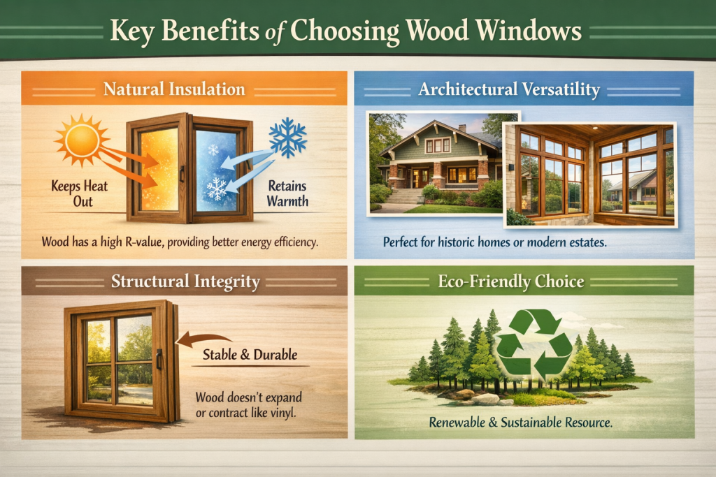 Key Benefits of Choosing Wood Windows