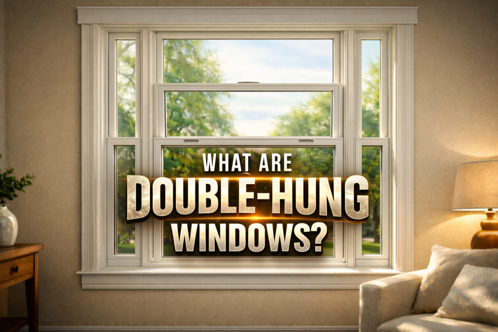 What are double-hung windows