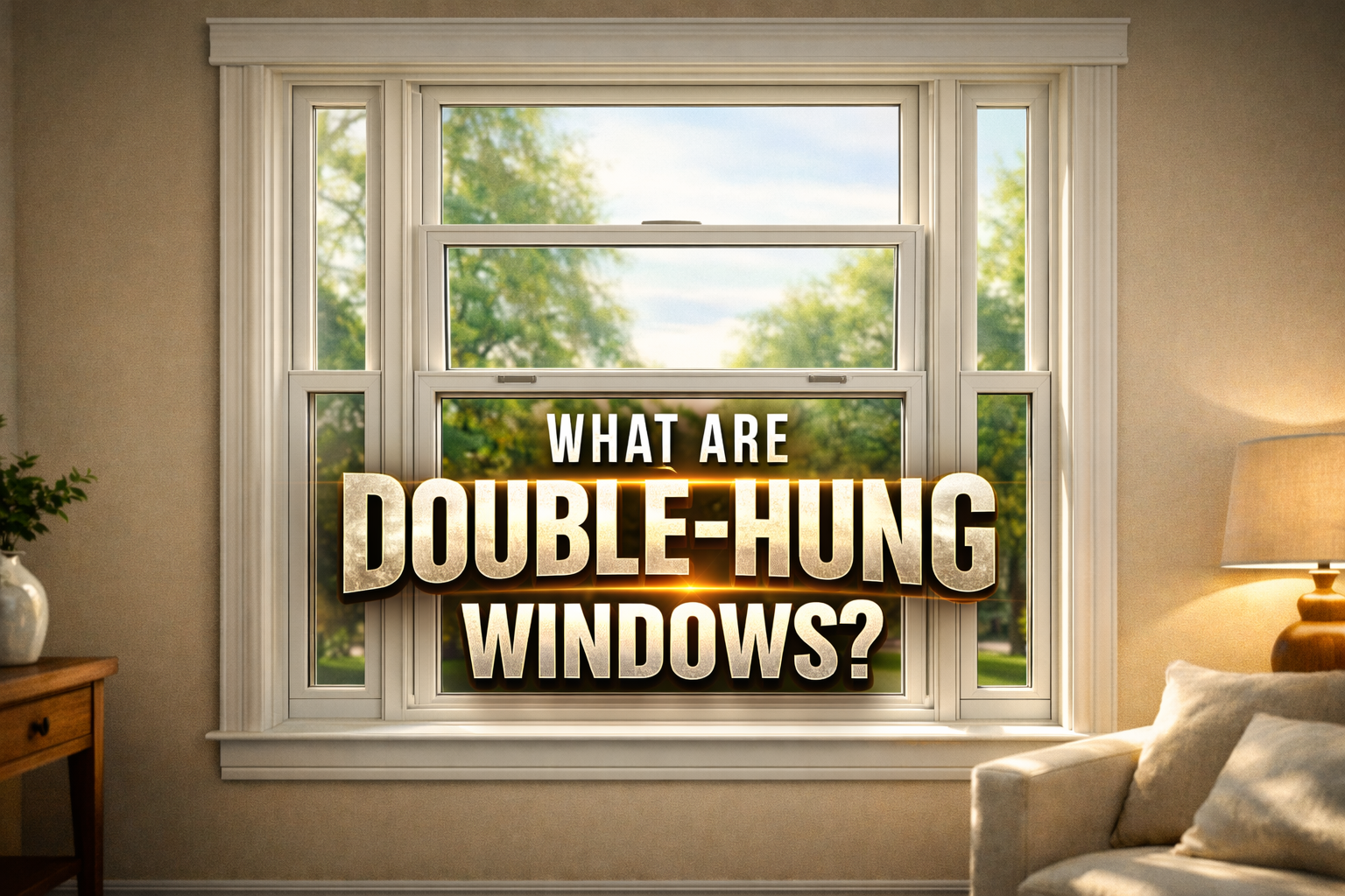 What are double-hung windows