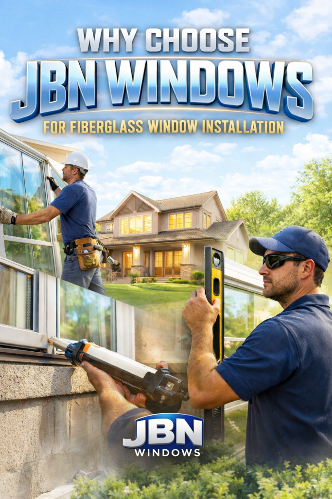 Why Choose JBN Windows for Fiberglass Window Installation