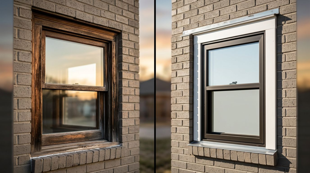 Insert vs Full Frame Window Replacement in Denton
