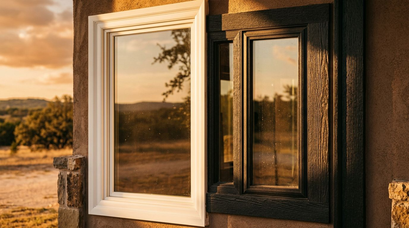 Vinyl vs Fiberglass Windows in Texas Heat: What Holds Up Better?