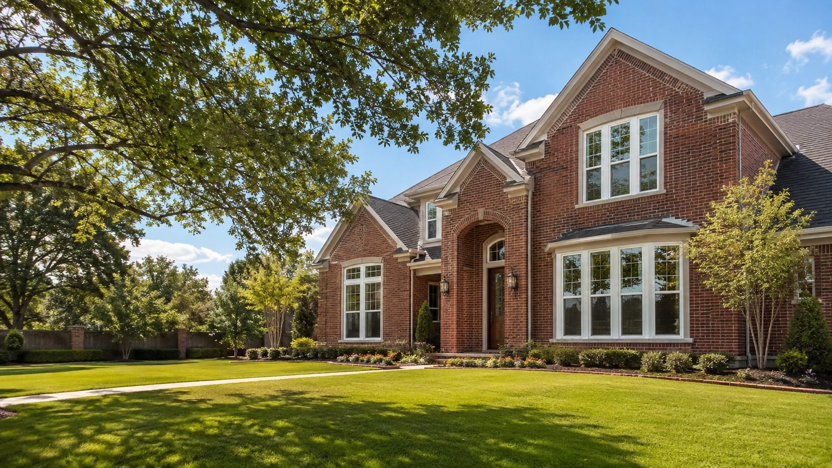 Vinyl Windows Corinth TX 1 Vinyl Windows Corinth TX installed on a brick home