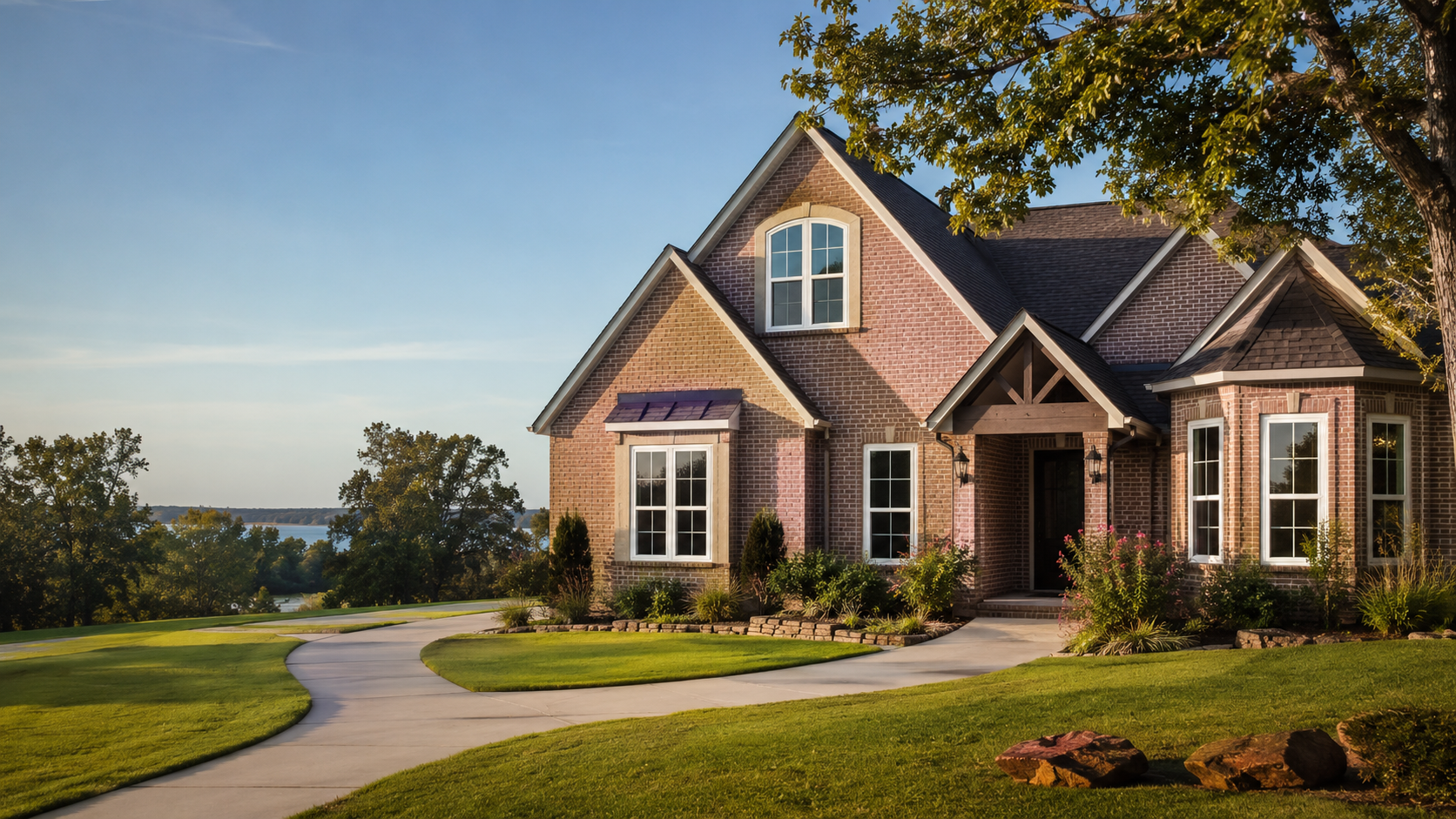 Vinyl Windows Lake Dallas TX 1 Vinyl Windows Lake Dallas TX installed on a brick home